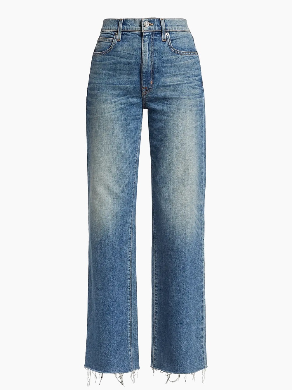 SLVRLAKE Grace High-Rise Stretch Wide-Leg Jeans